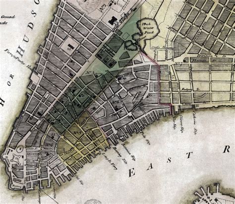 historic manhattan map.